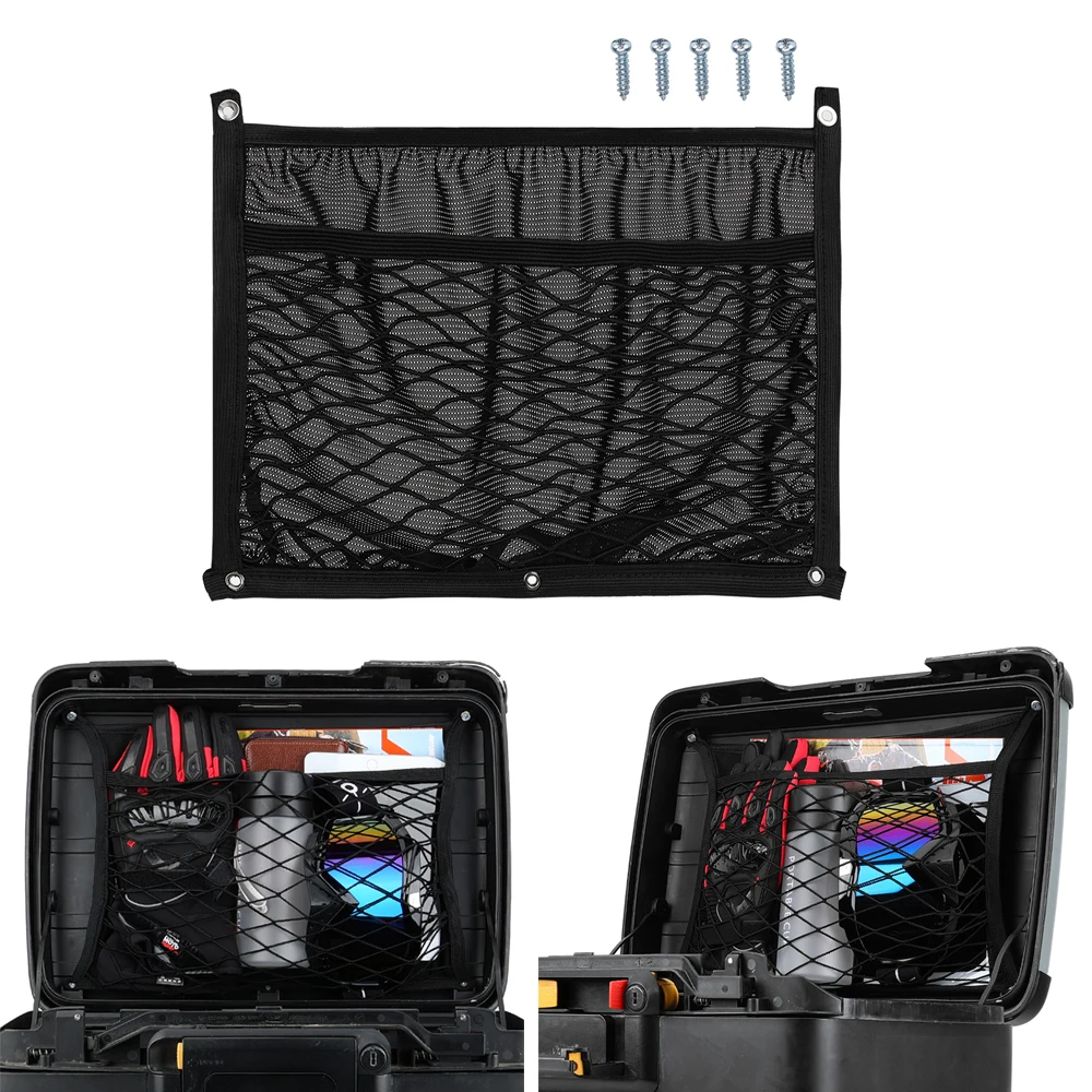 For BMW R1200G R1250GS F650GS F700GS F750GS F800GS R850GS R1200GS Storage Organizer Cargo Mesh Net For BMW Vario Cases Panniers