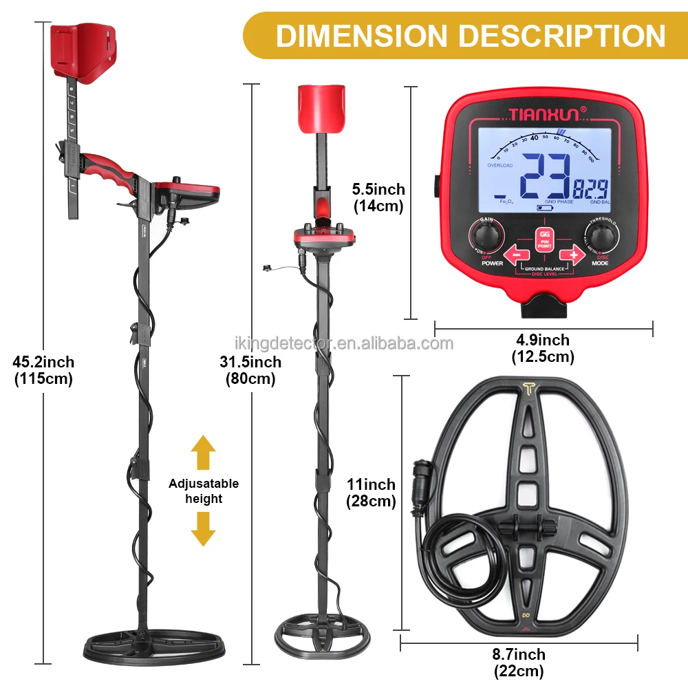 005 Tianxun New Factory Supply TX-850 L Gold Detector Professional Gold Metal Detector Underground Gold Detector