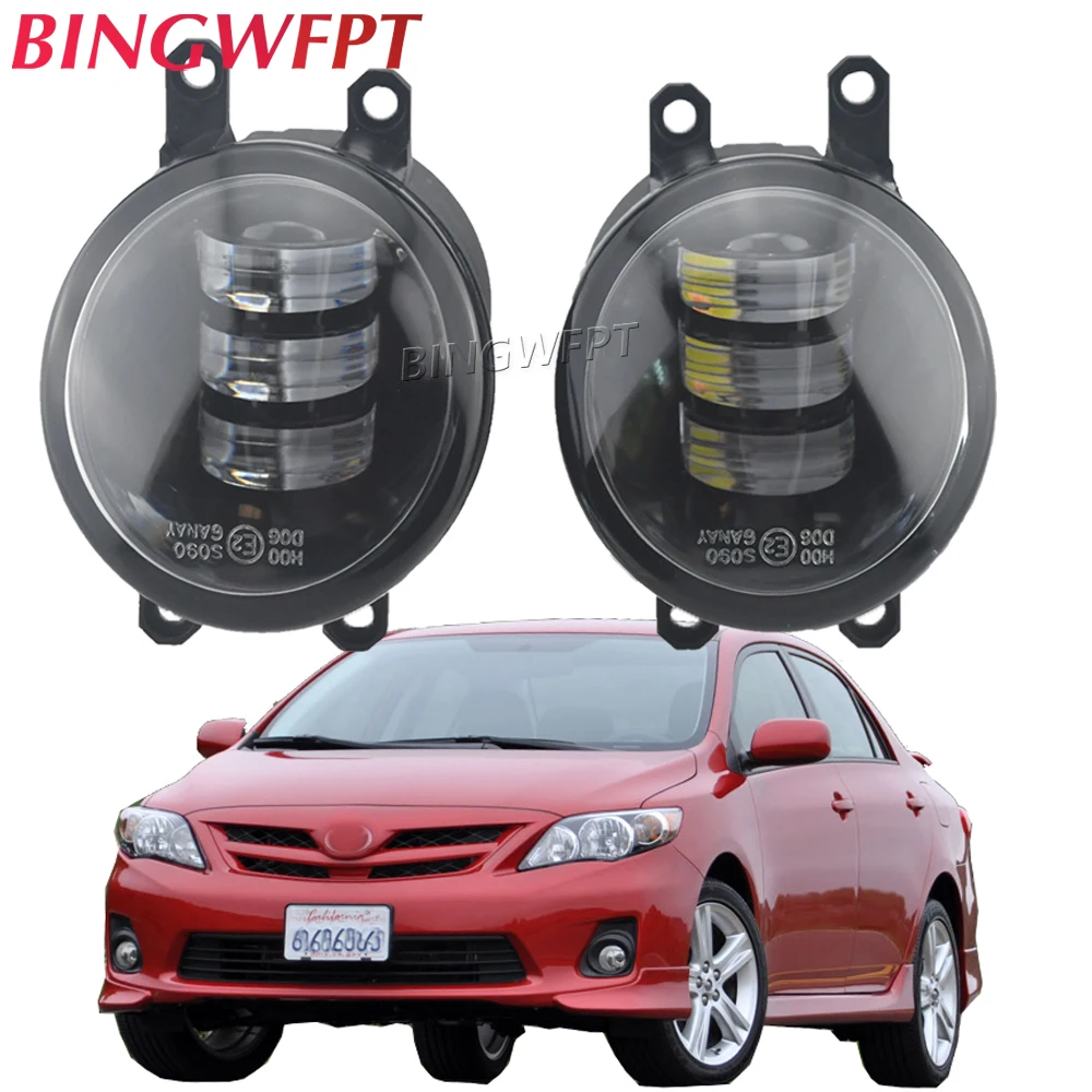 Fog Light LED Fog Lights For Toyota Corolla Altis 2011 2012 2013 Yaris/Avensis/Camry/Auris/RAV4 Fog Lamps Headlights For Lexus