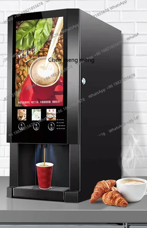 

Multifunctional automatic instant coffee machine milk tea beverage commercial office integrated hot drink machine
