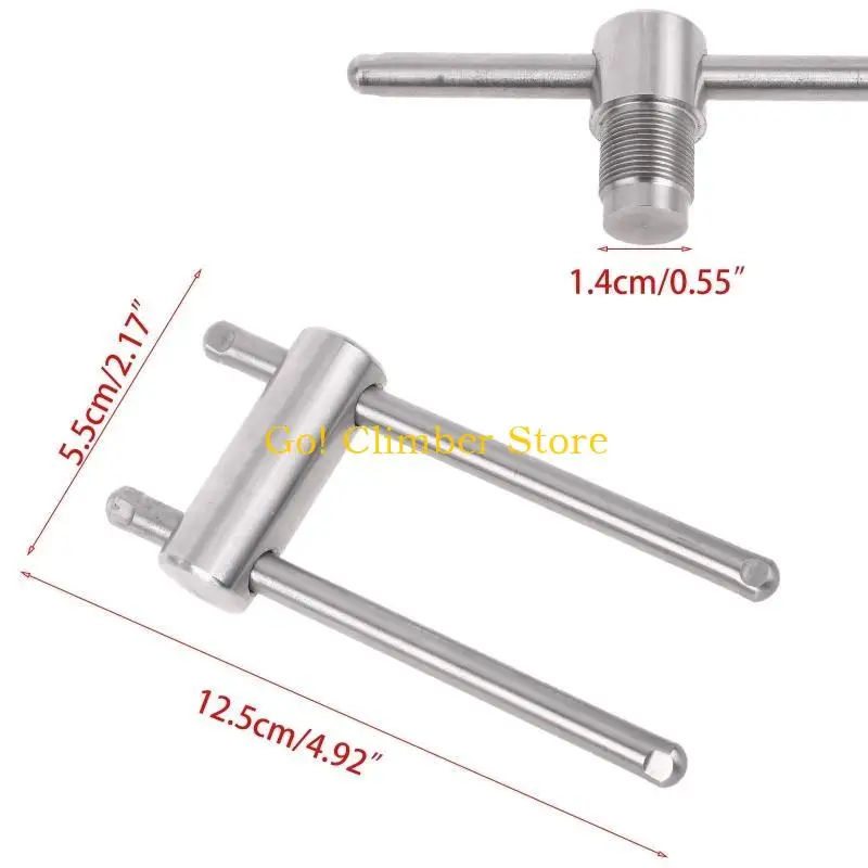 Q84C Aço inoxidável Dica Pressione Ferramenta Ferramenta Ferramenta para Pistas Bilhão Sinuos 14 mm Compressor