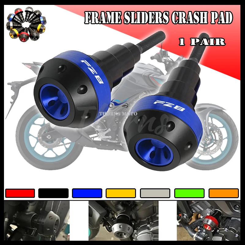 

For Yamaha FZ8 FZ 8 TOP Quality Motorcycle Frame Sliders Falling Protection Fairing Guard Crash Pad Protector NEW With Logo“FZ8”