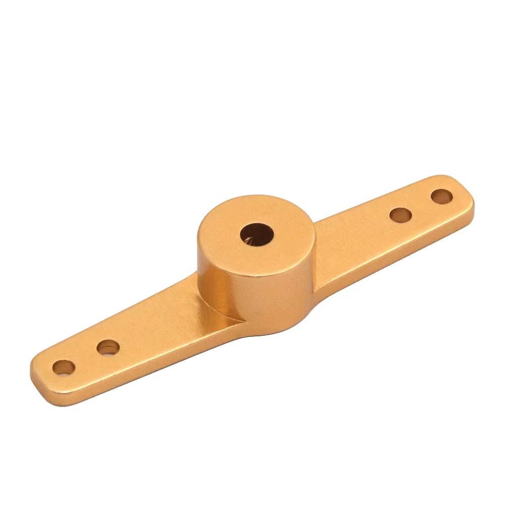 アルミステアリングサーボアームホーン シングル/デュアルアーム 3.1/4.1/5.1mm RCカー/ボート用 Futaba HSP HPI Wltoys Himoto Axial対応