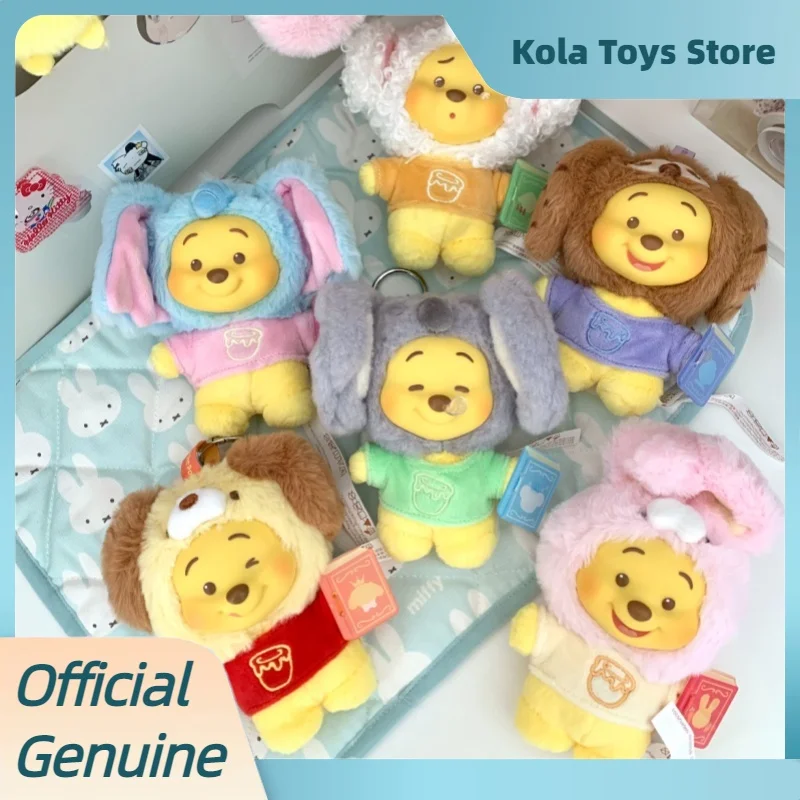 

Подлинная серия Winnie Bear Animal Storybook, слепая коробка, милая виниловая плюшевая сумка, кулон, кукла, загадочная коробка, фигурка, игрушки, подарок на день рождения