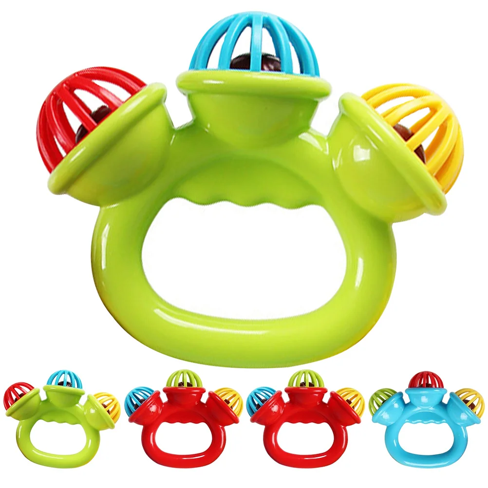 

5 шт., детские погремушки, красочные мультяшные погремушки, шейкер для детской кроватки, коляски, автокресла, сенсорное развитие моторики