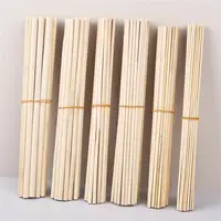 Bamboo Craft Round Rod Model Toys Building Carving Handicraft Educational DIY Accessories Bamboo'S Stick Size 300*3/4/5/6/8/10mm 5