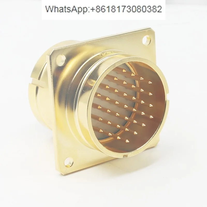 Y27G-2837ZJB4H37 core push-pull circular electrical connector aerial insertion glass sintered through wall seat source factory