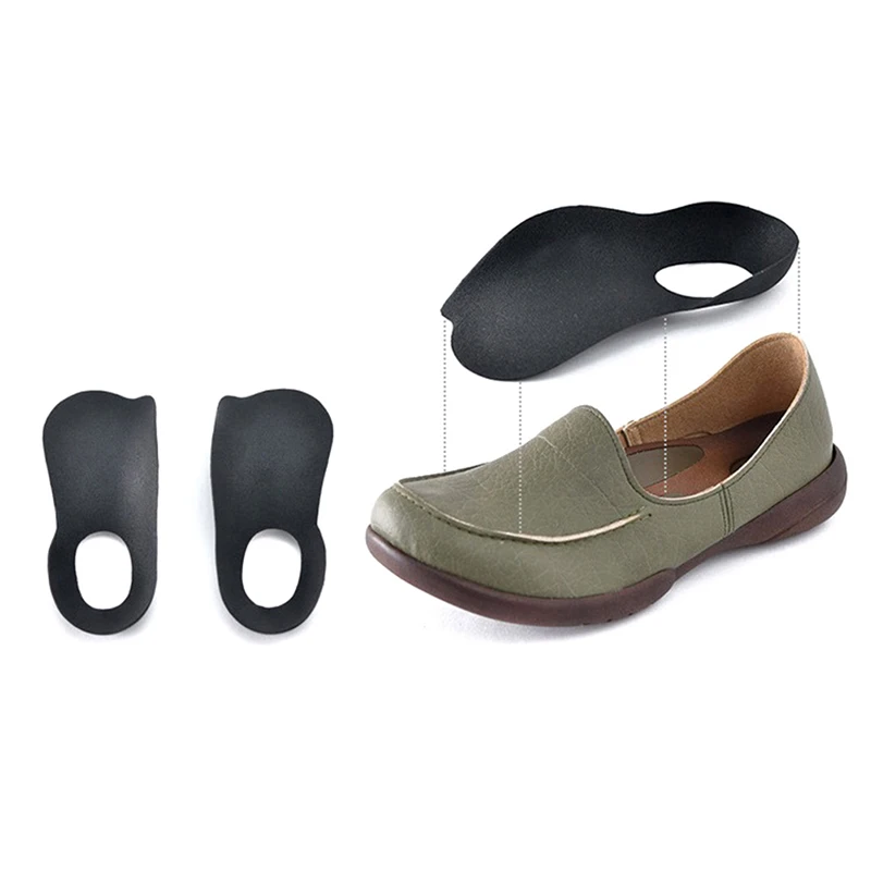 Semelles intérieures de grande taille pour pieds plats, noir et blanc, jambes en forme de O, soutien de la voûte plantaire, chaussures de fasciite plantaire, Orth4WD