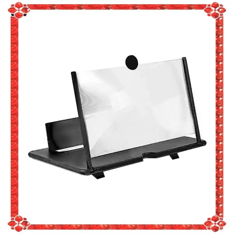 تسليم 24 ساعة 10 بوصة 3D شاشة مكبر للصوت، المحمولة حماية العين HD فيديو دعامة حامل للسفر #3