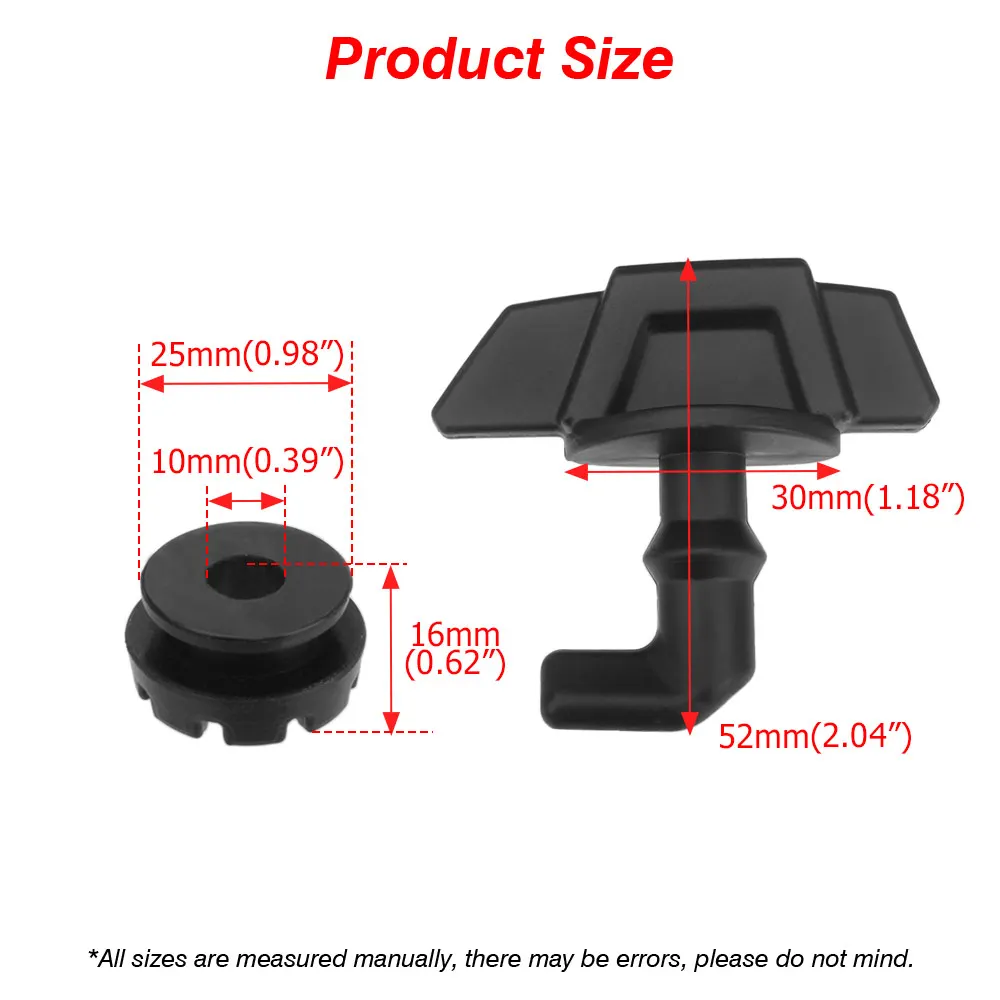 For Polaris Ranger RZR 900 1000 Sportsman 570  850 ACE 2013-2024 ATV UTV Hood- Latch Toggles Grommets Kit Accessories