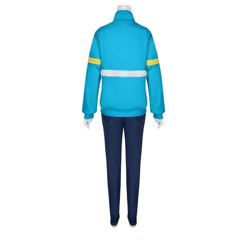 ❤ o Lei 2026 Nuevo Conjunto de Cosplay de la Película Stranger Things: Sudadera con Capucha y Cremallera de Max Mayfield, Chaqueta Azul y Pantalones Dai ★ Disfraz de Halloween