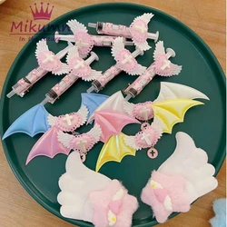 Mikumn Handmade Bat Wing Hair Clip/ Plush Star Angel Wing Hairpin/ Syringe Hair Clip For Women Girls Lolita Cosplay Headwear