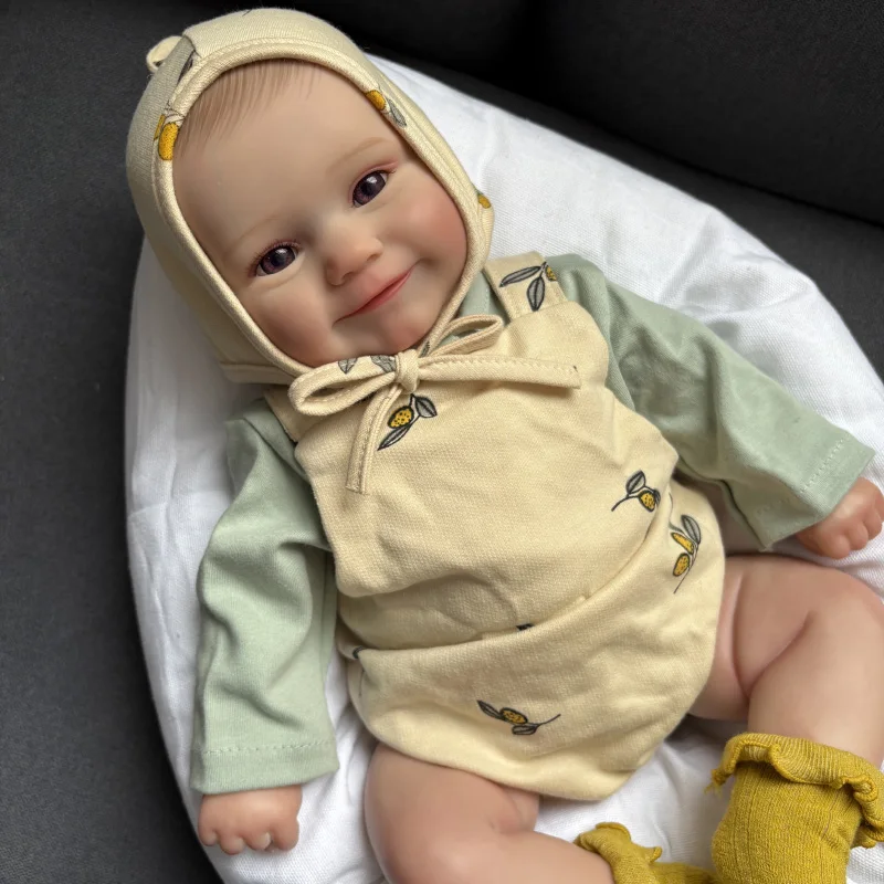 50cm corpo inteiro silicone reborn maddie criança menina boneca tucs macio 3d tom de pele múltiplas camadas pintura veias visíveis crianças presente