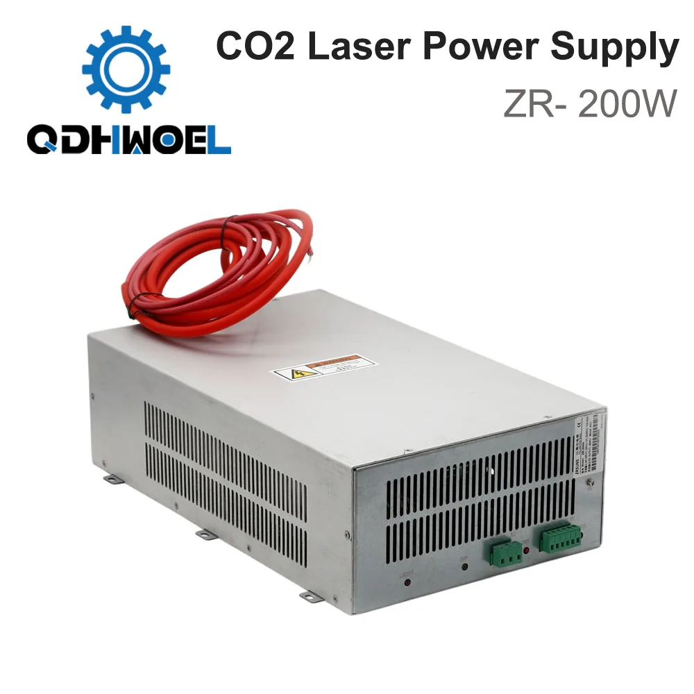 220V ZR-200W 200W High Voltage CO2 Laser Power Supply for Engraving Cutting Machine Parts