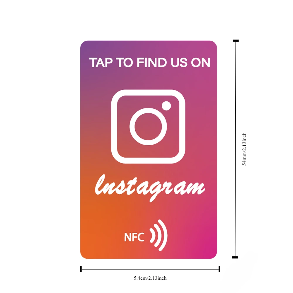 Imagem -03 - Cartões de Avaliação de Negócios para Facebook Instagram Whatsapp Rfid Adesivo Personalizado Chip Nfc Aumente Seu Estrelas 10 Pcs