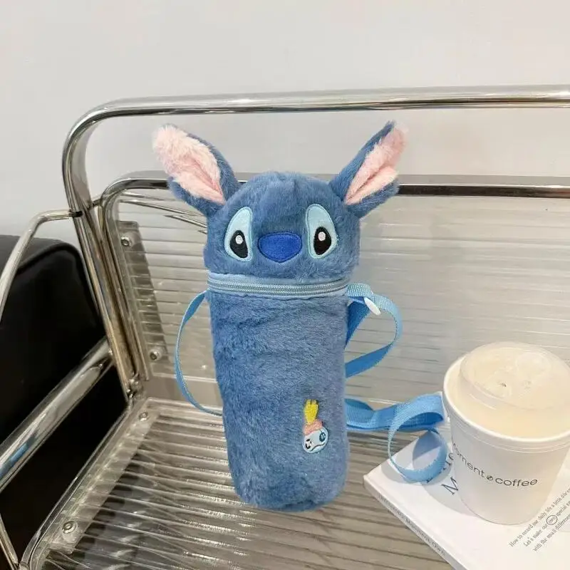 20 سنتيمتر ديزني غرزة أفخم غلاية المياه الغطاء الواقي قابل للتعديل طول حقيبة كروسبودي الشتاء العزل صديق هدية الكريسماس