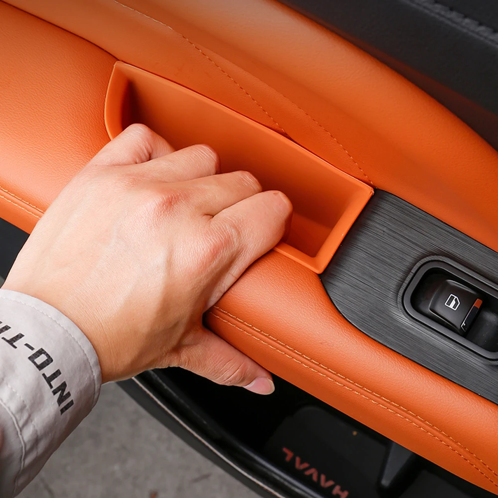 

For 2024 GWM HAVAL H9 Car Door Handle Silicone Storage Box Door Seam Storage Pad Interior Modification Wear Resistant Supplies