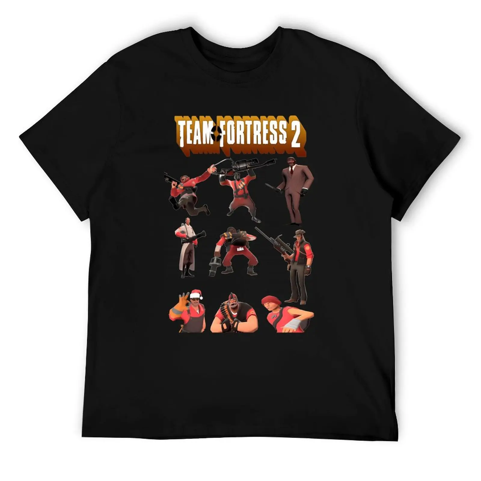 

Team Fortress 2 - All Characters Classes With Tf2 Logo T-Shirt man t shirt summer T-Shirt