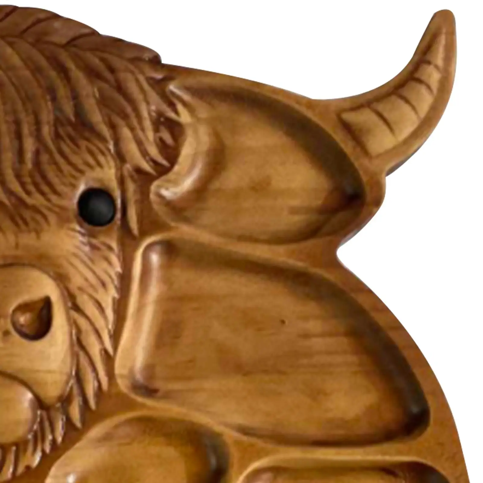 Cow Charcuterie Board Wooden Cow Food Platter Appetizer Board for Snack Fruit Meat Cheese Home Party Banquet Family Gathering
