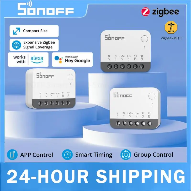 SONOFF ZBMINIR2 Extreme Zigbee Smart Switch 1-6PCS Detach Relay Remote Group Control Via EWeLink Support Zigbee 3.0 Gateway