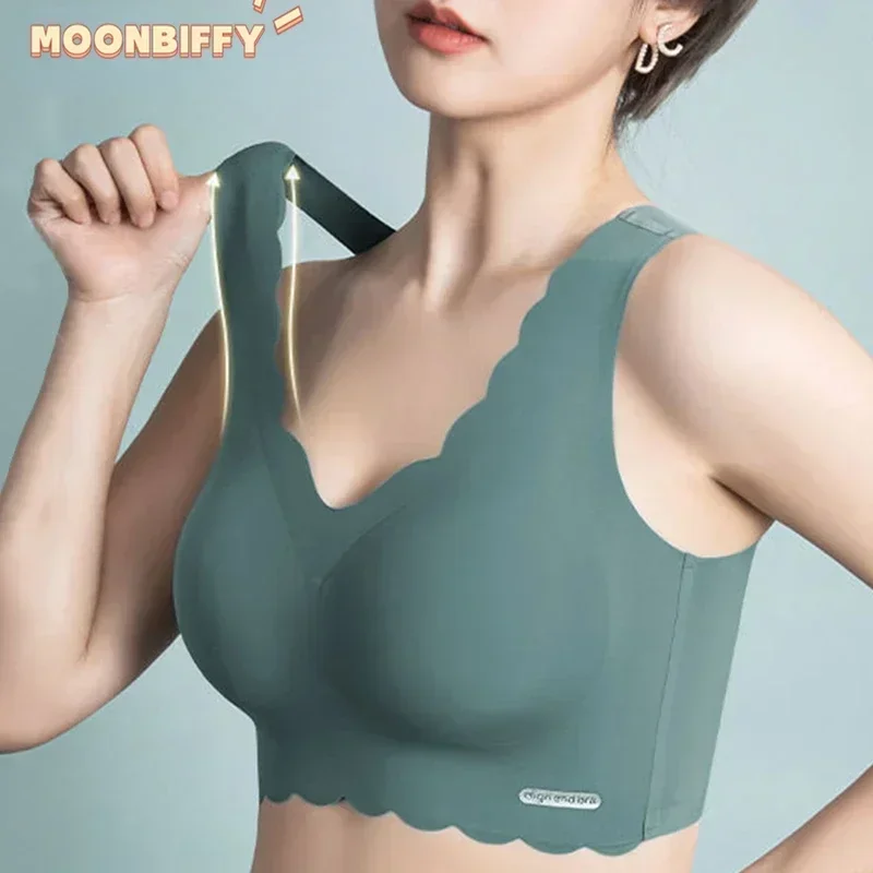 Francuskie seksowne biustonosze Push Up Design ubrania dla kobiet bielizna bielizna bezszwowa bez fiszbin kobiece topy typu bralette ropa mujer