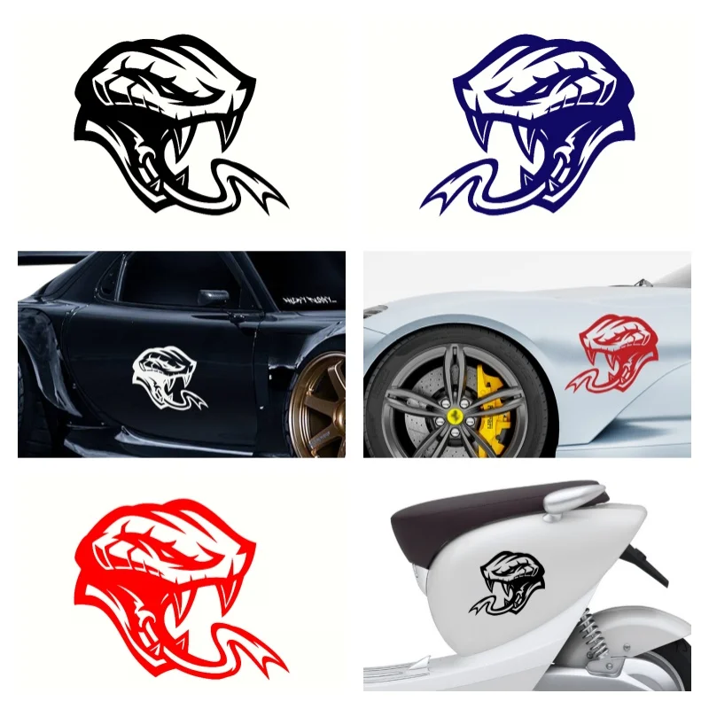 

Personalized Snakehead Sticker Car Motorcycle Modified Body Decoration Sticker Vinyl Decal Car Sticker