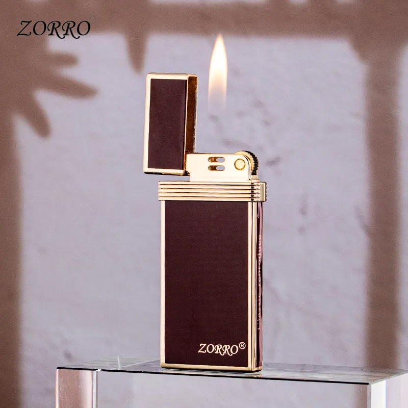 

ZORRO металлический шлифовальный круг с открытым пламенем, надувная зажигалка в стиле ретро, классическая зажигалка из смолы, зажигалка для сигарет, мужские подарки, оптовая продажа