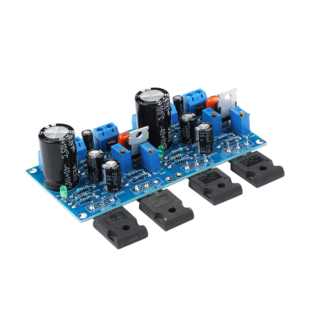 Aiyima 2 pçs 1969m fet bile 25w + 25 placa amplificador de potência 1969 irfp448 tubo amp board super 1875 3886 para o teatro de som em casa diy