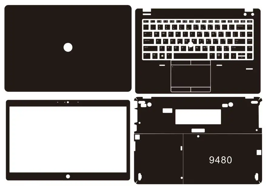 Para HP EliteBook X360 1040 G10 G9 G8 G7 G6 G5, Folio 9470M 9480M 1040, Vinilo precortado para portátil, adhesivo protector de pantalla.