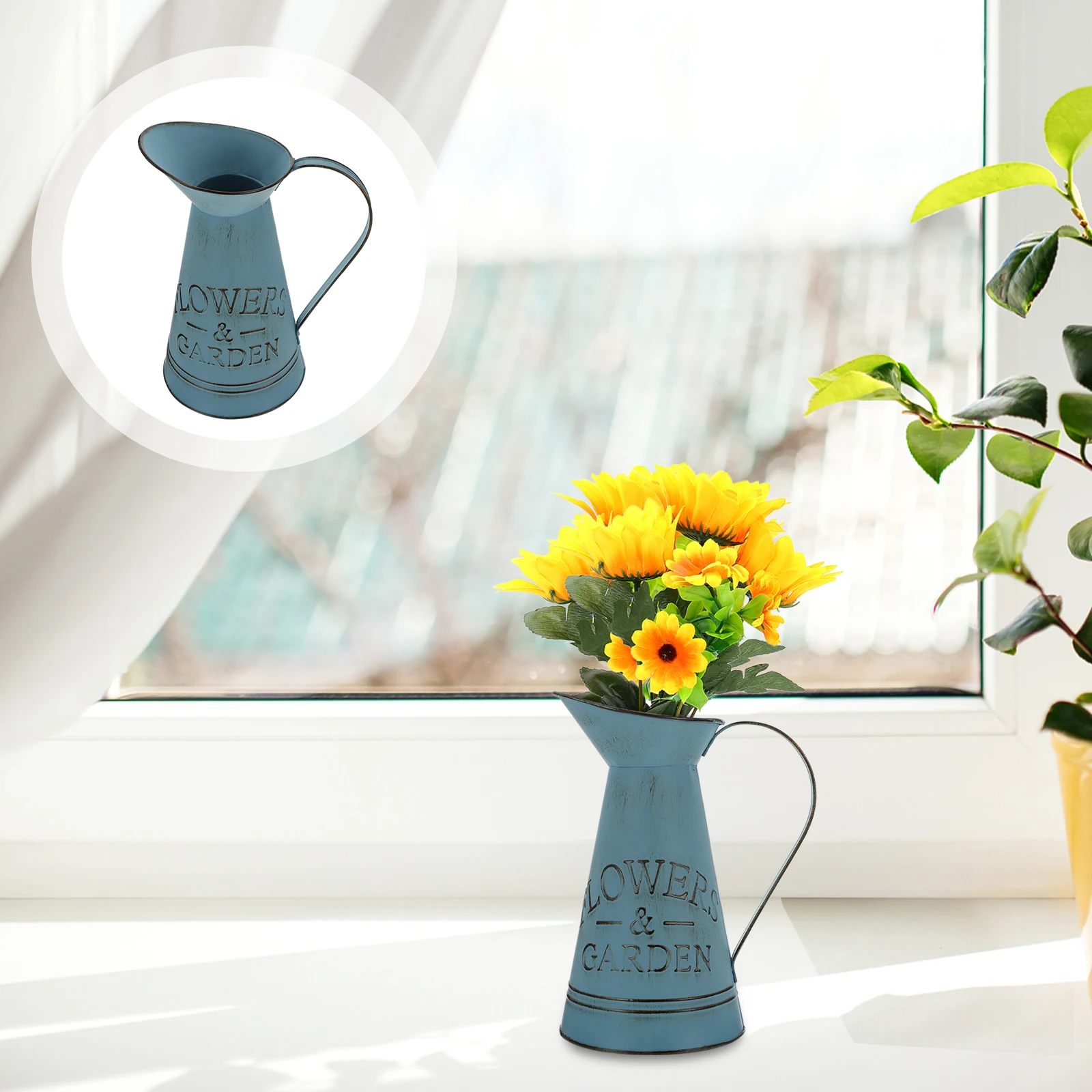 

Rustic Small Size Household Vase Decoration Dry Vase Home Office Decor Style Flower Arranging Pot Vases