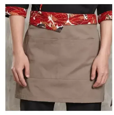 Grembiule da cucina giapponese Grembiule corto da chef Lavori di cucina per sushi