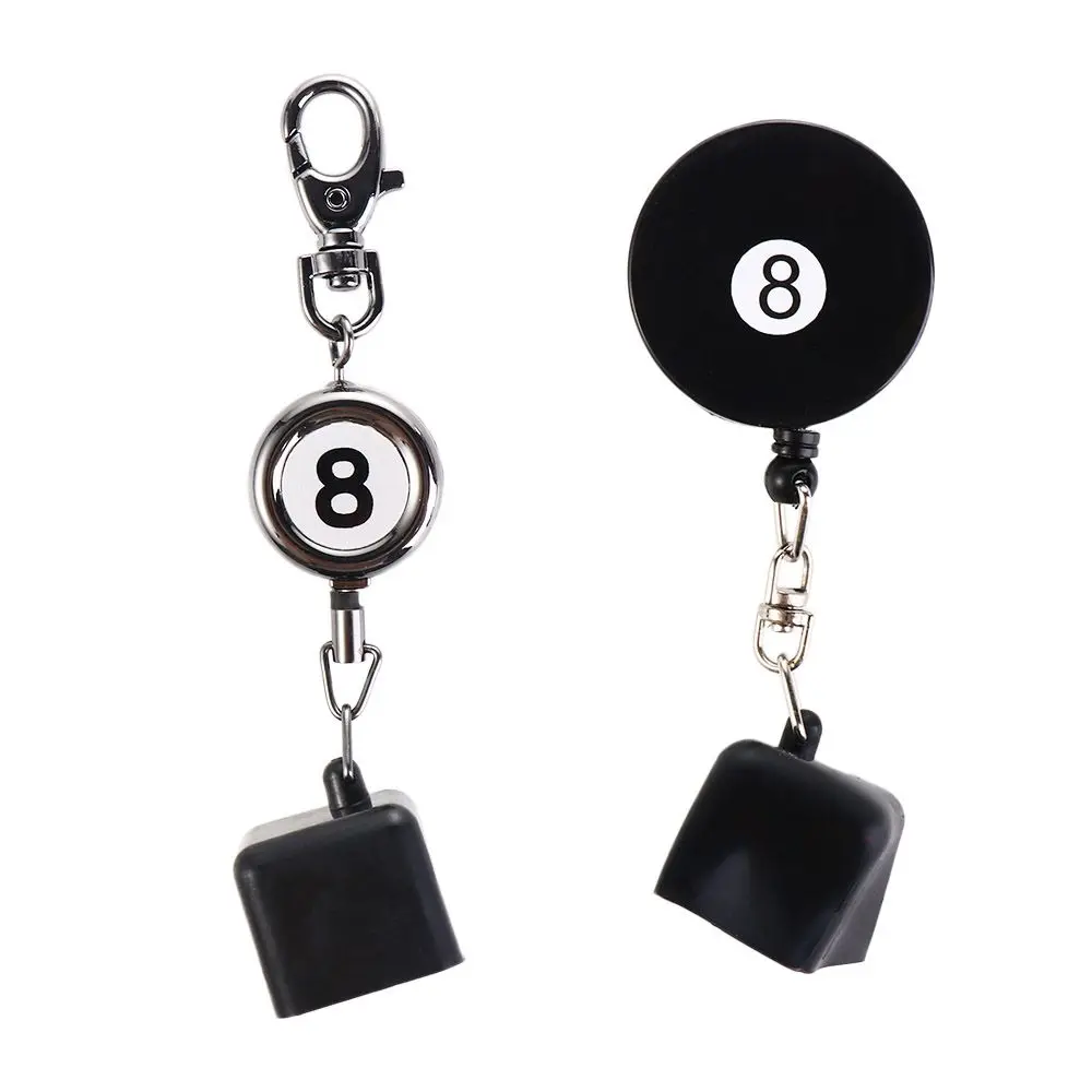 Clip Keyrings Drawing Belt Clip Retractable Choker Clip Snooker Pool Chalk Holder Chalk Storage Holder Billiards Chalk Holder