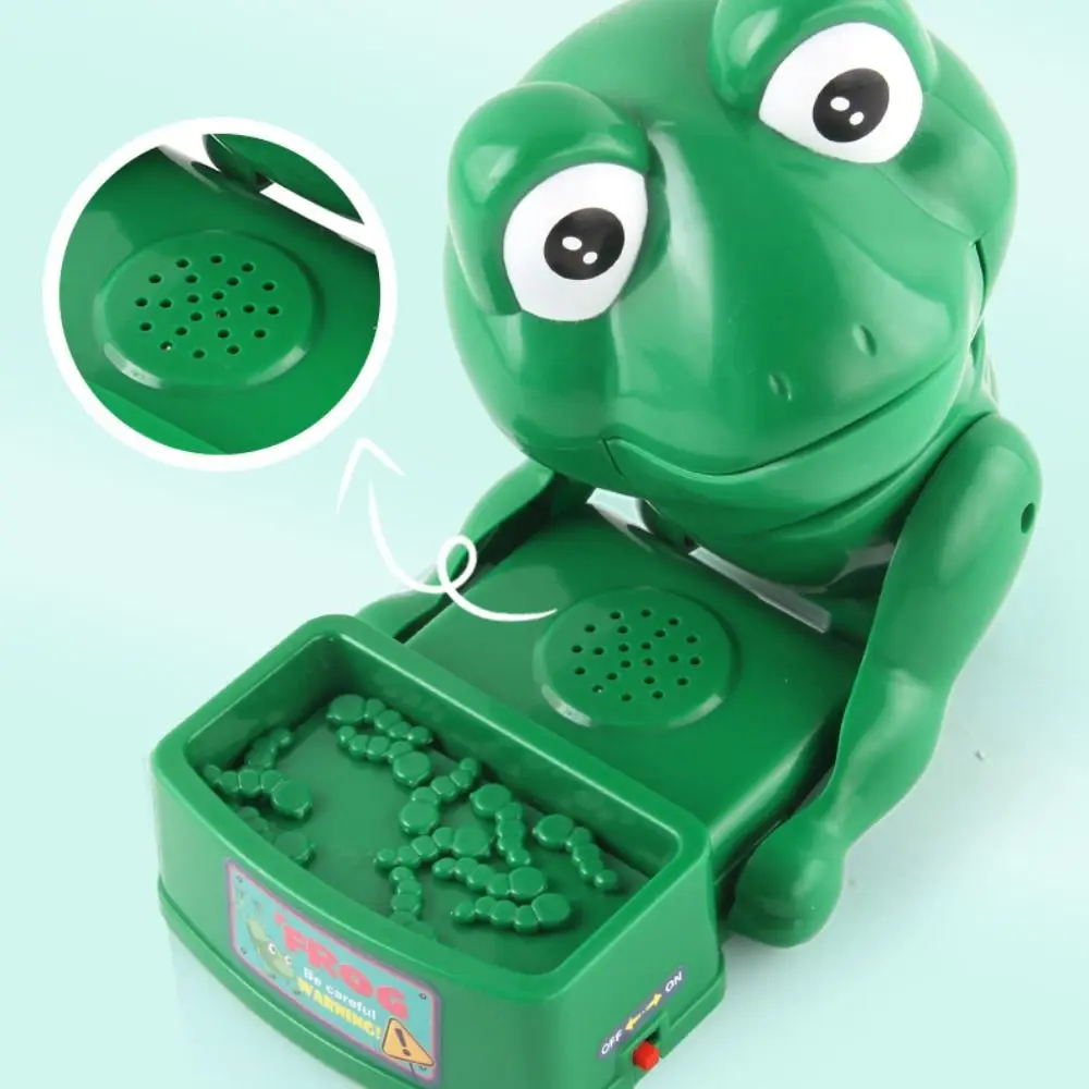 

Plastics Stealing Insect Frog Biting Prank Toys Simulation Multifunctional Finger Bite Scary Game Craft Decor Electric