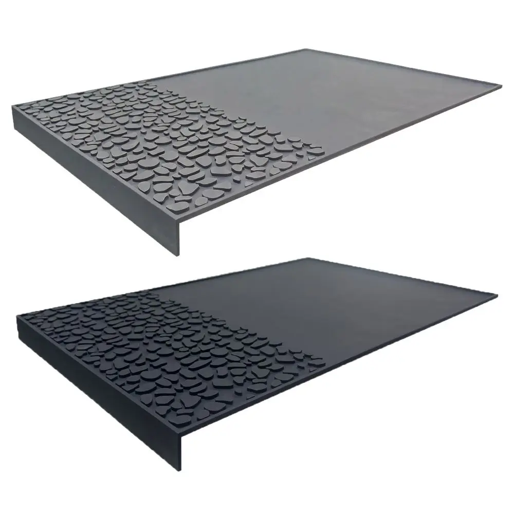 Other Flexible Silicone Spill Mat Non Slip Black Silicone Station Heat Resistant Premium Drip Guard Pad Kitchen Machines