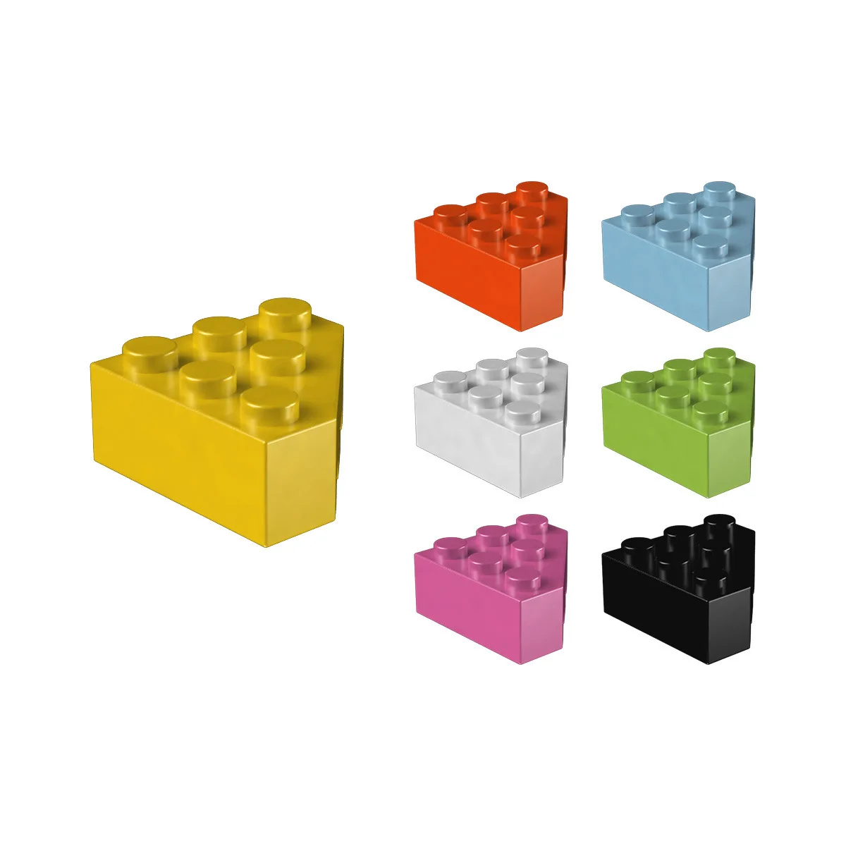 LEGO Small Particle Building Blocks Assembled Five-sided High 6-hole Parts Wholesale 600 Compatible with Lego 30505 - Aliexpress Deal