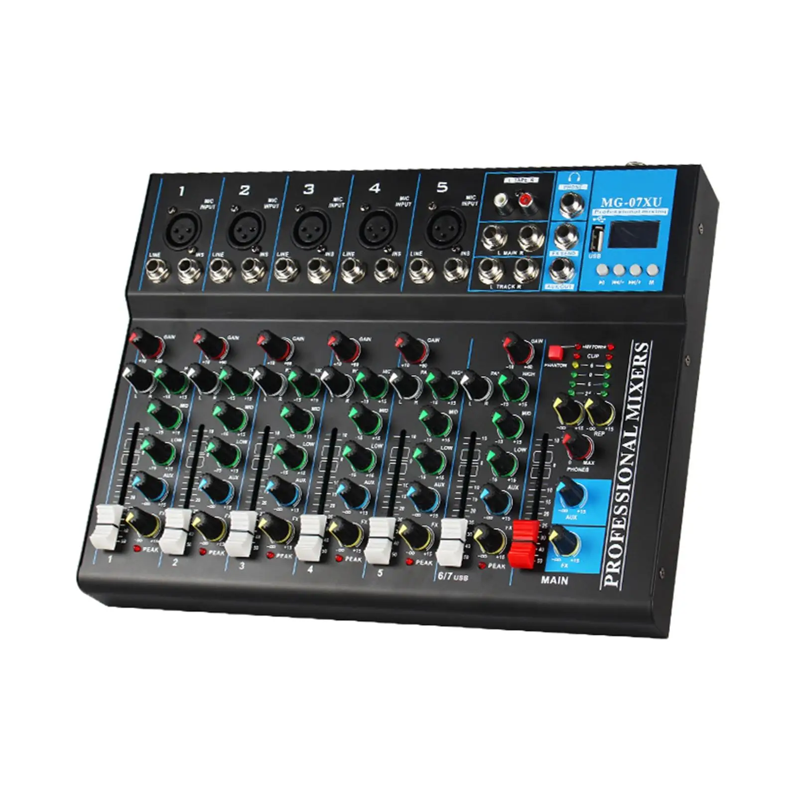 Audio Mixer Platform Bluetooth Digital MP3 Portable for Show Broadcast EU