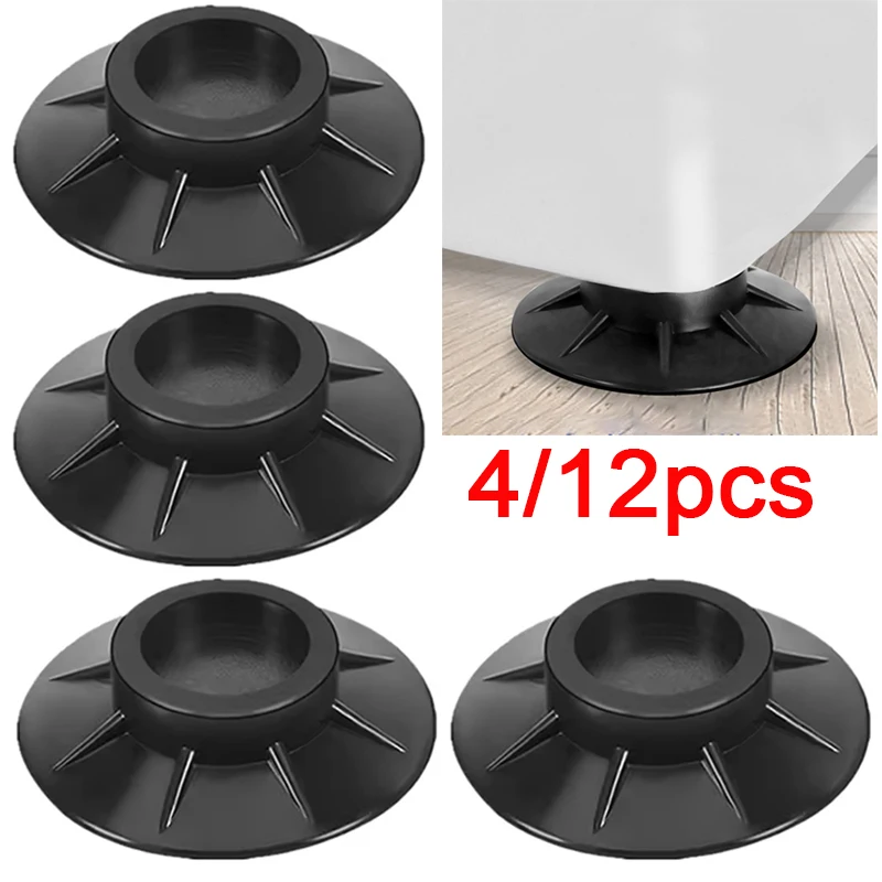 Anti Vibration Feet Pads Rubber Mat Slipstop Silent Dampers Stand Universal Washing Machine Refrigerator Furniture Foot Pad Mat