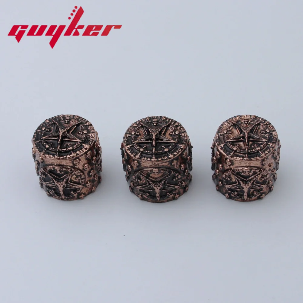 GUYKER Electric Guitar Bass Knobs Sheep Horn Surface Retro Style Two Color Option