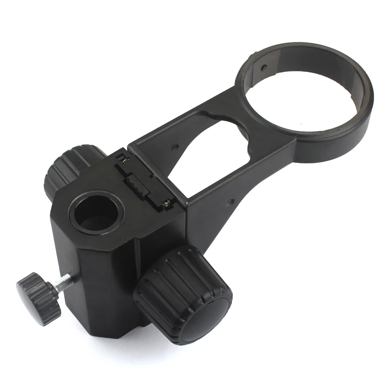 Imagem -05 - Suporte de Focagem Ajustável para Microscópio Trinocular Suporte Zoom Estéreo Zoom Binocular 76 mm Diâmetro