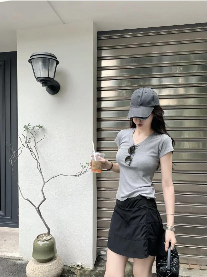 

High Waist ort Skirt for Women Sport Yoga Fitn Anti-Light Walking LL New Sle Summer A-Line Skirt Casual Ocns