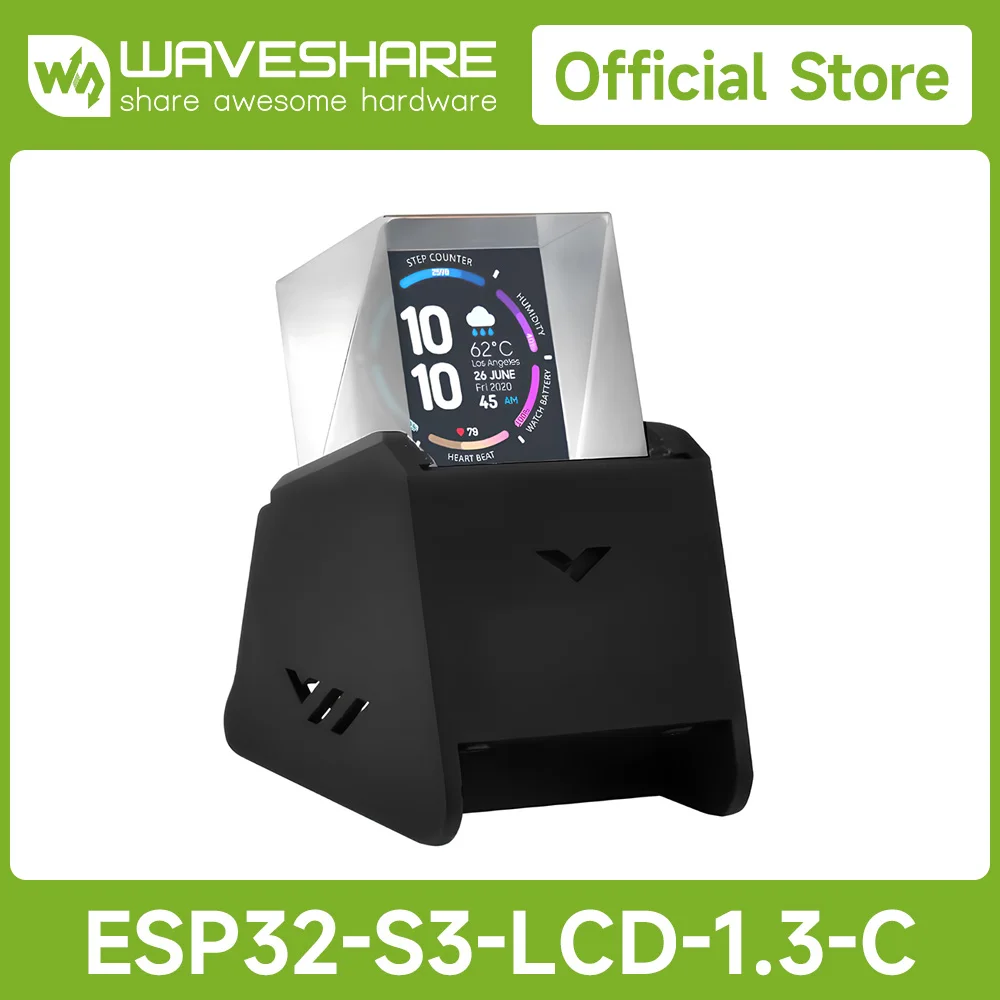 Waveshare ESP32-S3 1.3inch Display Development Board 240×240, Built-in ST7789V2 Chip And 6-Axis IMU,  ESP32 With Display