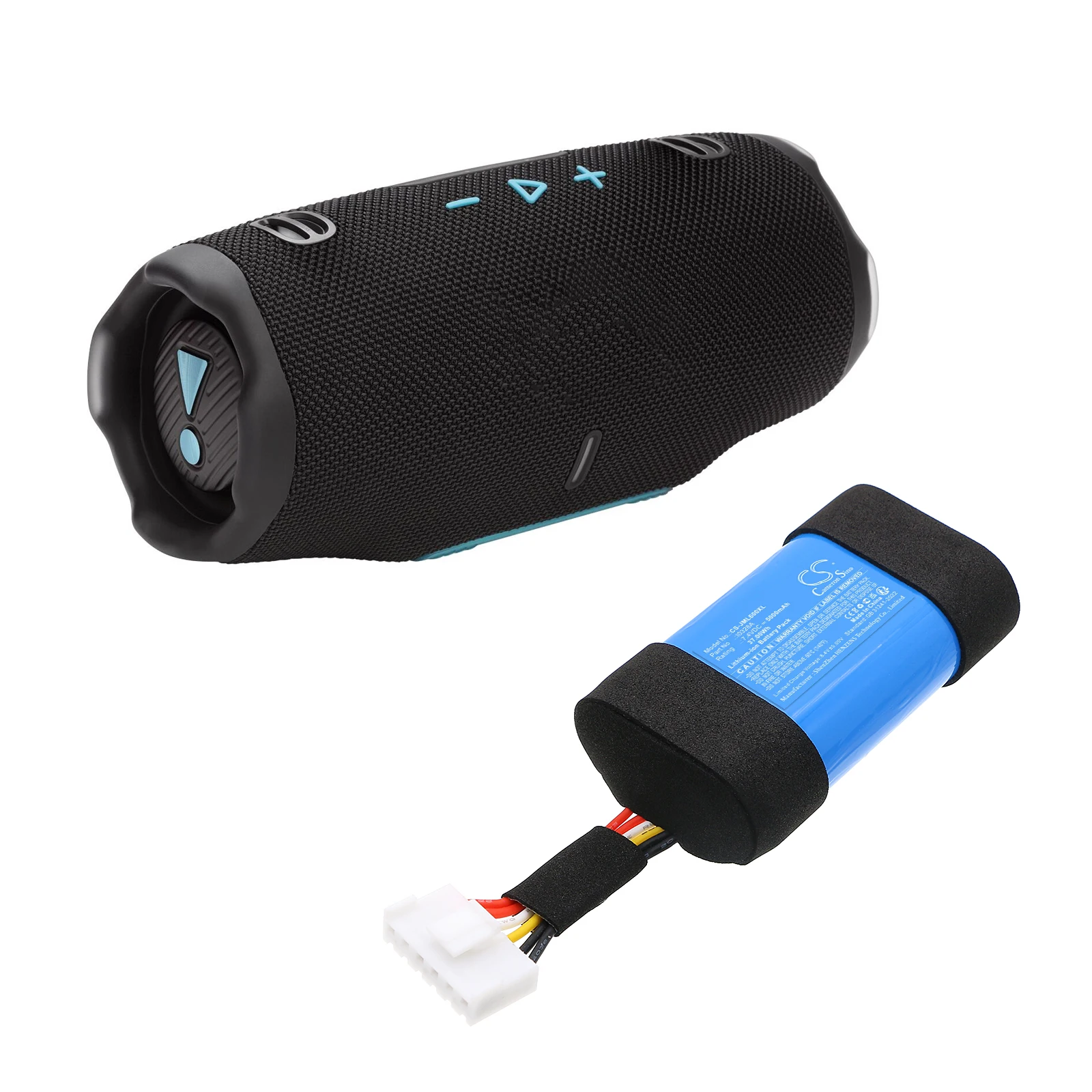 Сменная батарея CS для JBL Charge 6, PN: GSP-2S10-CH6A, I0328A, 5000 мАч / 37 Вт·ч