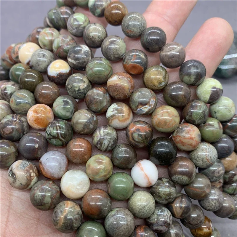 Wholesale Spacer Beads for Bracelet Making Nature Agate beads Round Bead Jewelry Handmade 6/8/10mm