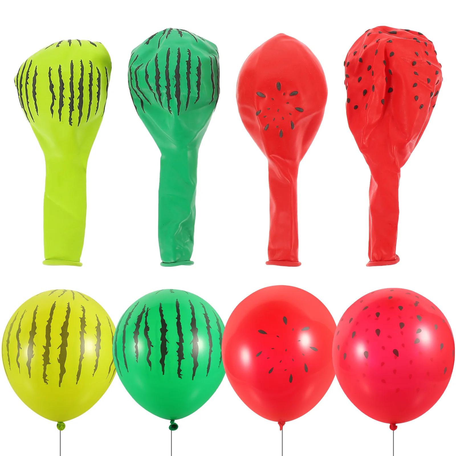 

40Pcs Watermelon Latex Balloons Party Layout Decor Hawaiian Themed Summer Festival Decoration Watermelon Balloons