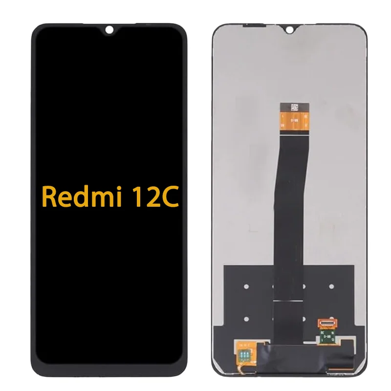 LCD For Xiaomi Redmi 12C POCO C55 Display Touch Screen Digitizer For Redmi 12C Display 23053RN02A LCD Replacement Parts