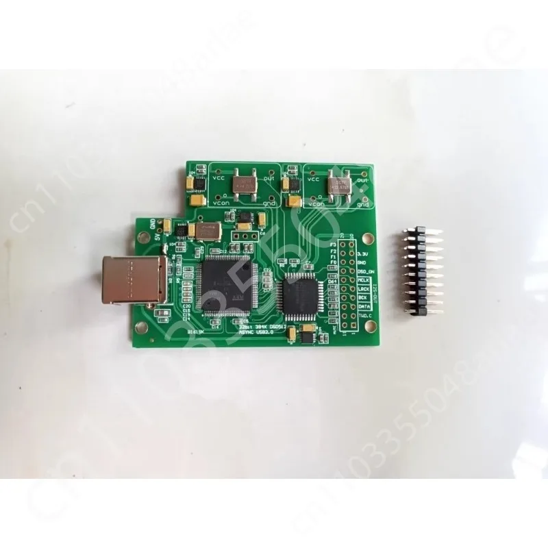 USB asynchronous clock digital interface with five LT3042 independent power supplies