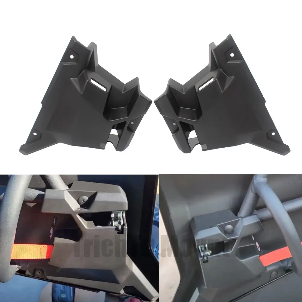 

ATV&UTV Accessories Rear Door Latch Cover Compatible witn Can Am Maverick X3 Max Turbo R RR 2017-2022 Rear Door Latch Kit