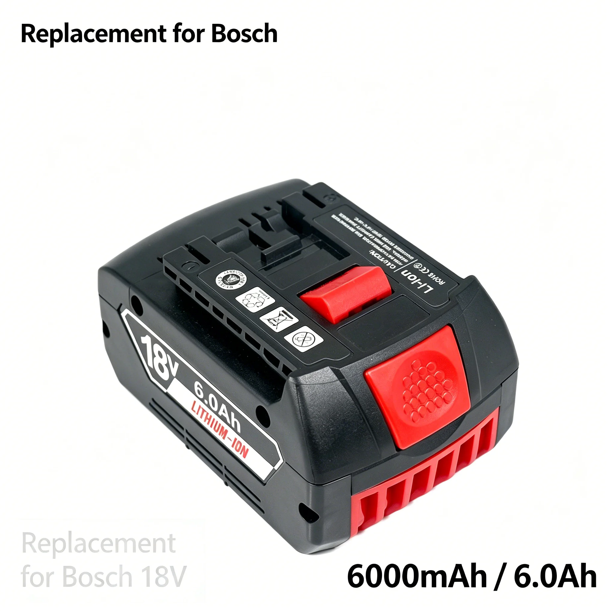 

For bosch 18V 6.0Ah battery bat025 6000mah replacement for Bosch GTB,GDS,GOP,GEX,GBH,GWS,GSR,GKS 18v Tools battery