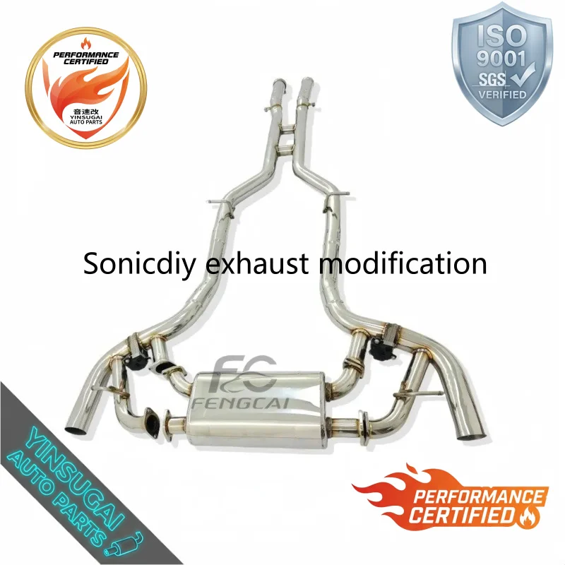 Cuski Durable Electronic Valve Catback Exhaust for Mercedes AMG GT GTC GTR GTS 4.0T 2016+