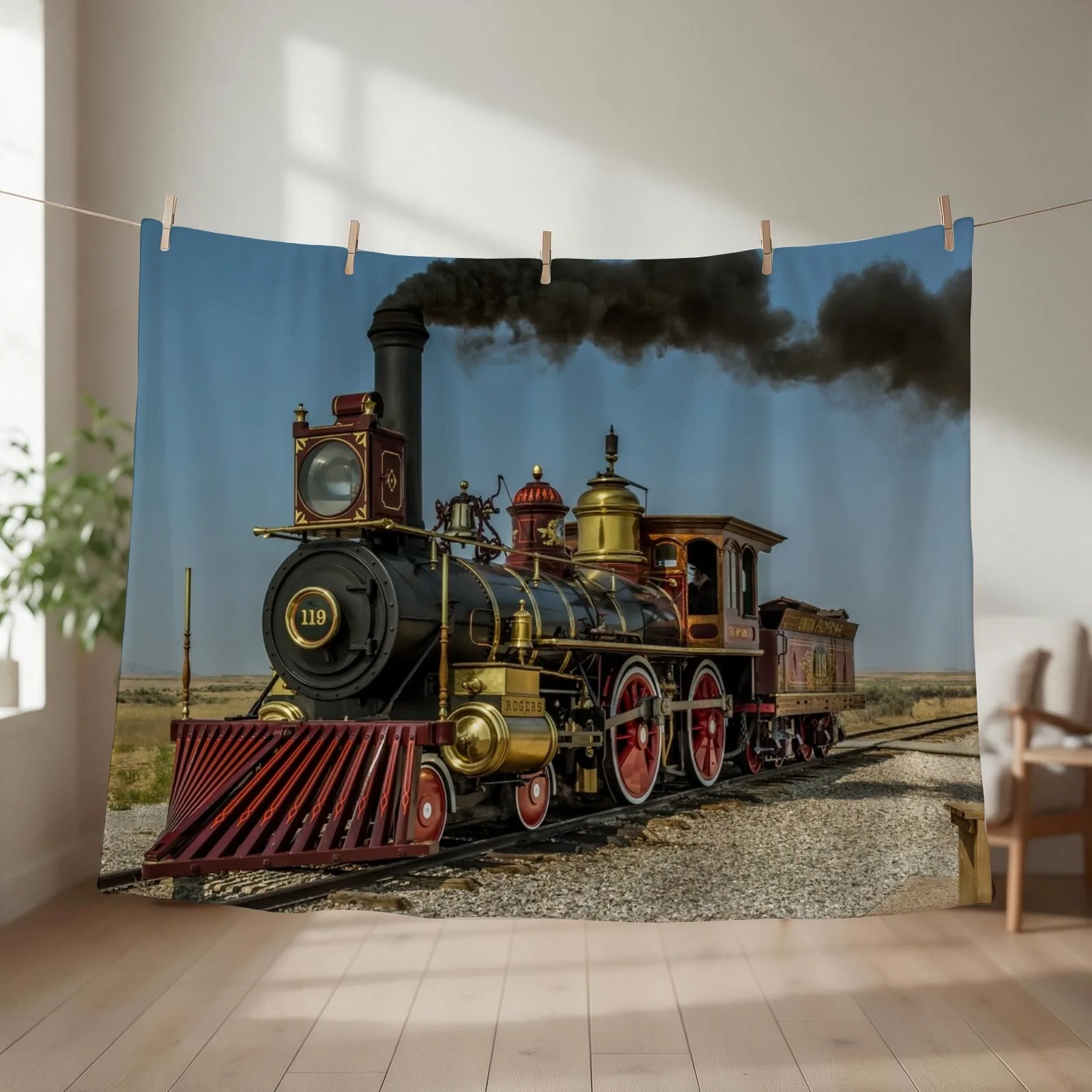 UP 119 Throw Blanket couch cozy soft plush fuzzy picnic outdoor blanket